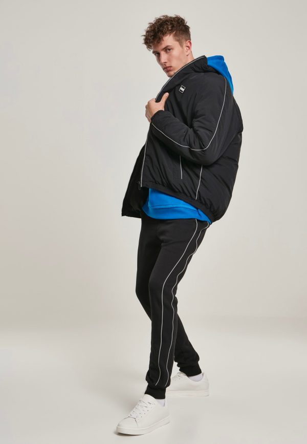 Urban Classics - Reflective Piping Black - Jacket Supply