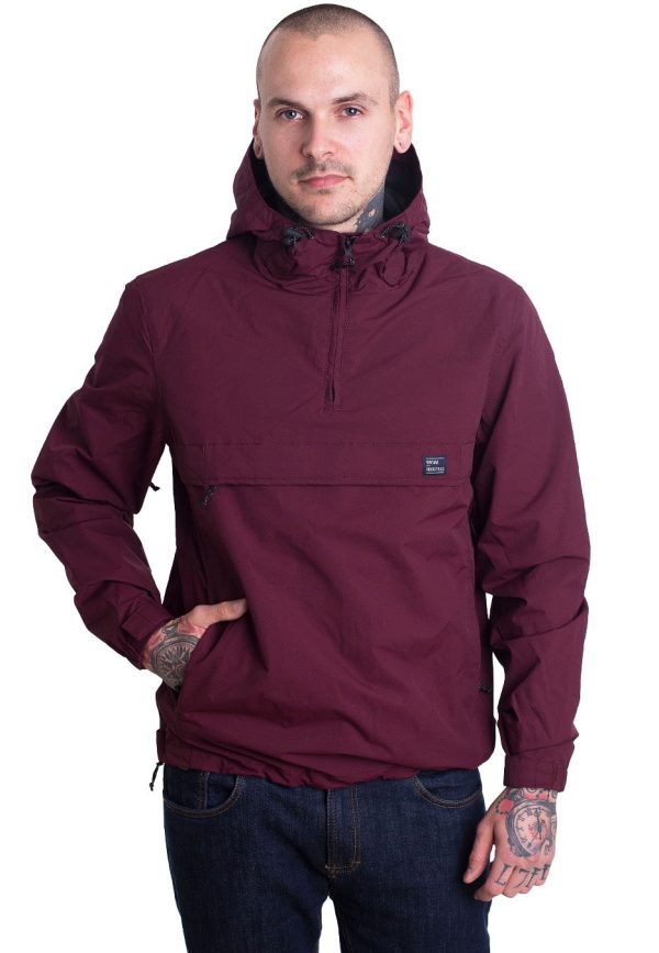 Vintage Industries - Shooter Burgundy - Windbreaker Fashion