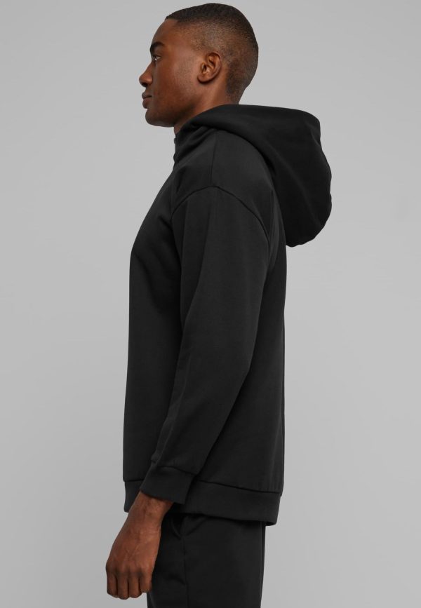 Urban Classics - Zipped High Neck Black - Hoodie Hot on Sale