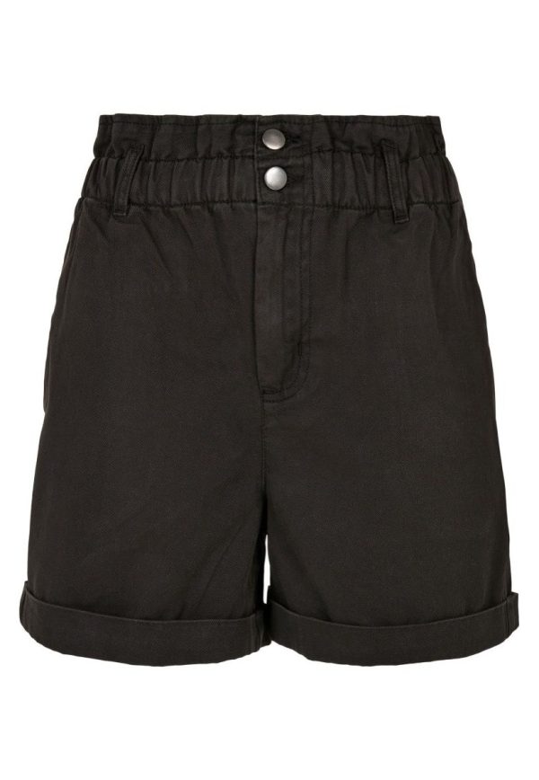 Urban Classics - Ladies Paperbag Black - Shorts on Sale