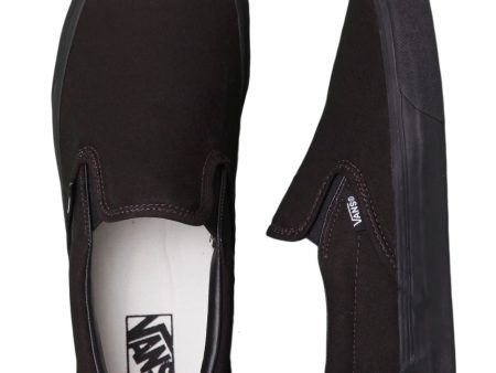 Vans - Classic Slip-On Black Black - Shoes Hot on Sale