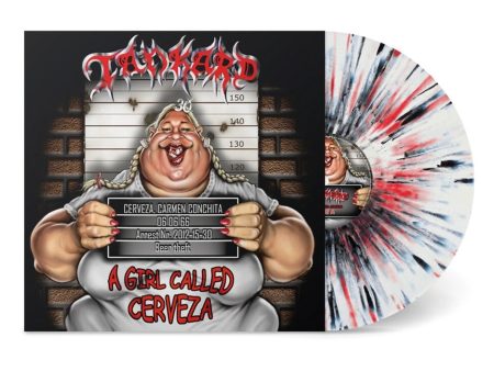 Tankard - A Girl Called Cerveza Ltd. White w  Black Red - Splattered 2 Vinyl Cheap