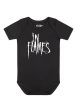 In Flames - Logo Babygrow Black White - Bodysuit Hot on Sale