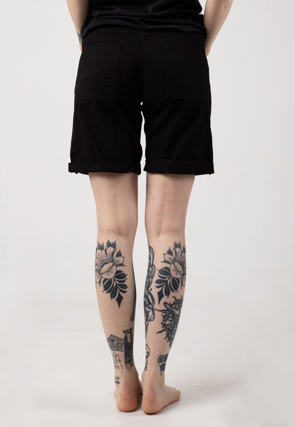 Urban Classics - Ladies Organic Cotton Bermuda Black - Shorts Discount