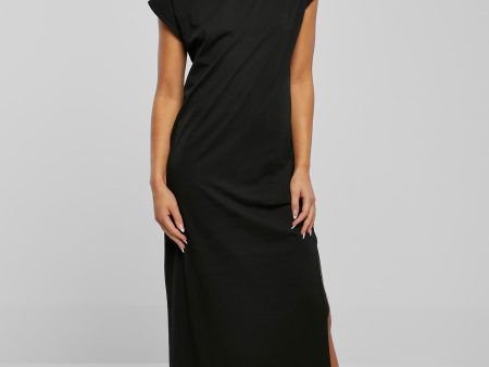 Urban Classics - Ladies Long Extended Shoulder Black - Dress Online