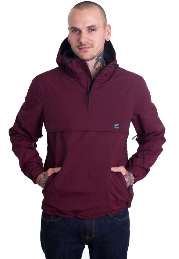 Vintage Industries - Shooter Burgundy - Windbreaker Fashion