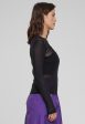 Urban Classics - Ladies Exposed Seam Mesh Black - Longsleeve Sale