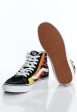 Vans - SK8 Hi Reissue (Flame) Black Black True White - Shoes Fashion