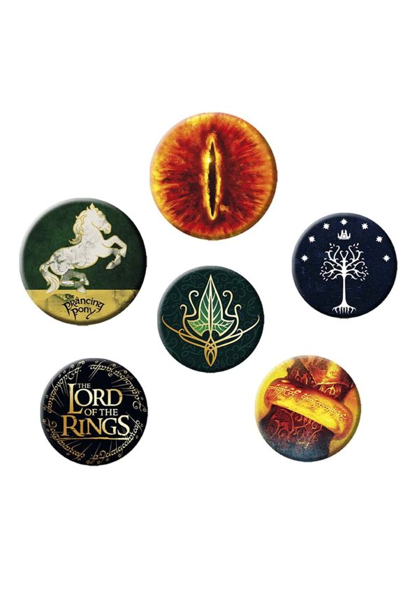 The Lord Of The Rings - Symbols Pack - Button Sale