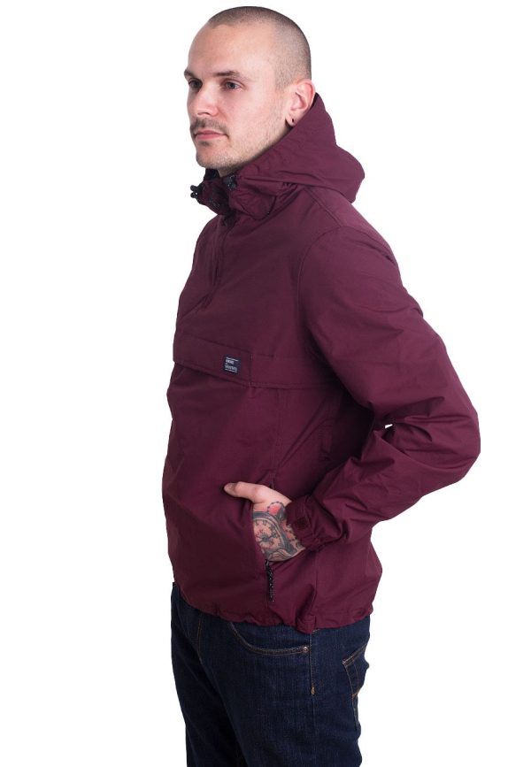 Vintage Industries - Shooter Burgundy - Windbreaker Fashion