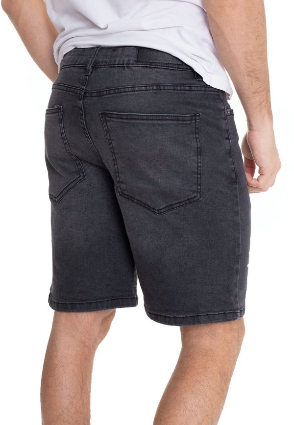 Urban Classics - Relaxed Fit Real Black Washed - Shorts For Cheap