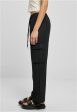 Urban Classics - Ladies Vicose Straight Leg Black - Pants on Sale