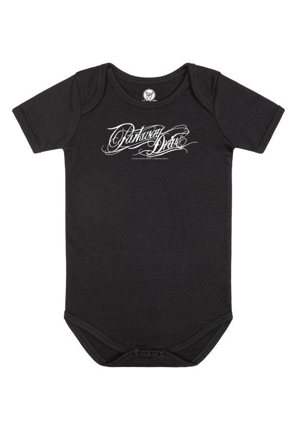 Parkway Drive - Logo Babygrow Black White - Bodysuit Hot on Sale