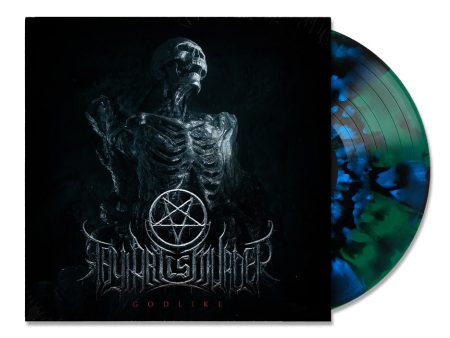 Thy Art Is Murder - Godlike Blue Forest Green Black - Splattered Vinyl Online now