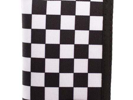 Vans - Slipped Black White Check - Wallet Hot on Sale