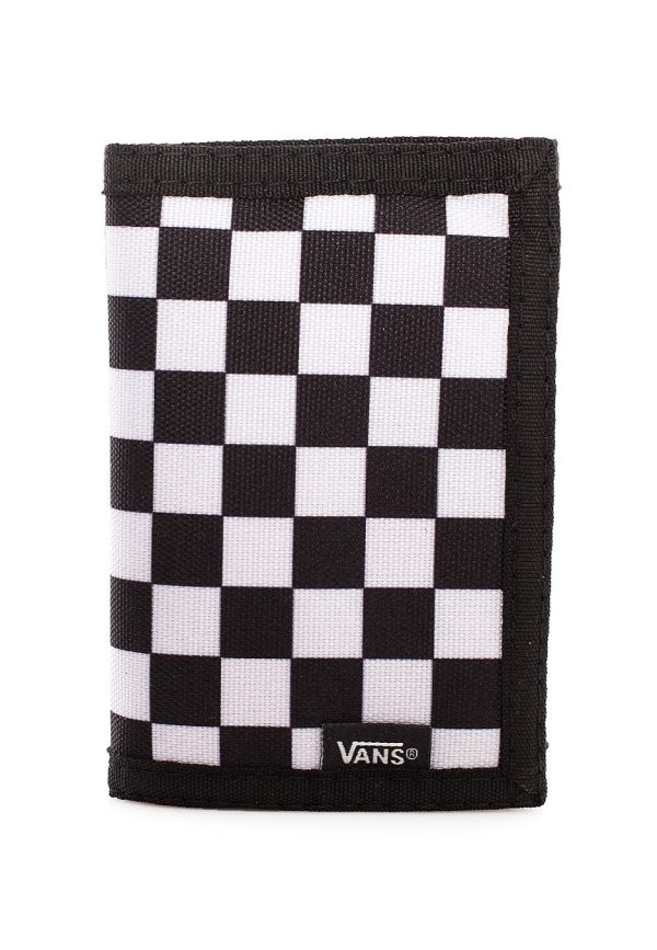 Vans - Slipped Black White Check - Wallet Hot on Sale