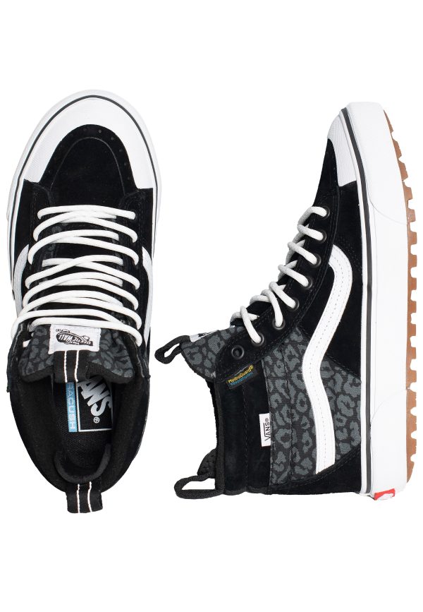 Vans - UA Sk8-Hi MTE-2 Leopard Black White - Girl Shoes Hot on Sale