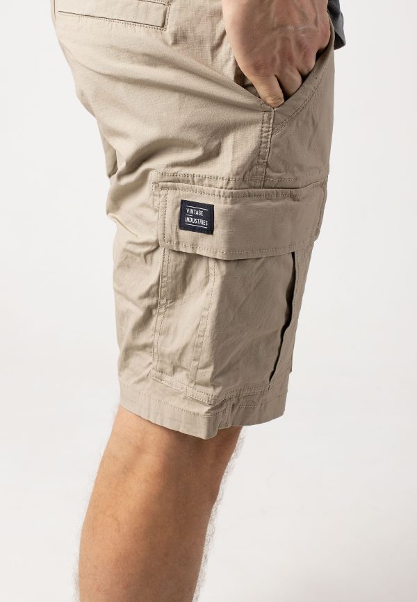 Vintage Industries - Ryker Beige - Shorts For Discount