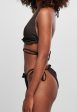 Urban Classics - Ladies Rib Babylock Triangle Black - Bikini Online Sale