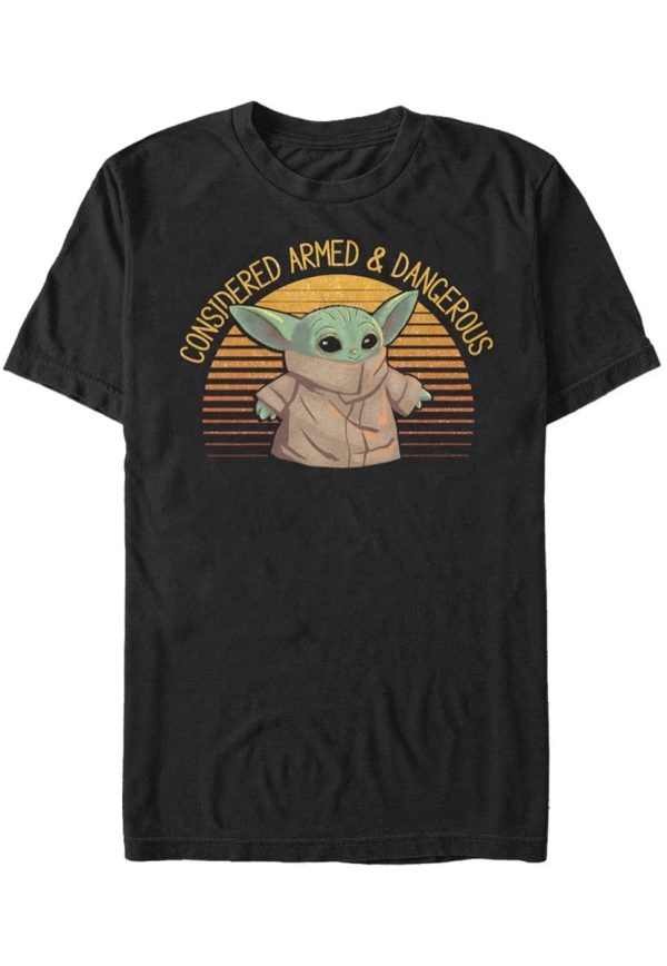 The Mandalorian - Sunset Cute Yoda - T-Shirt Online now