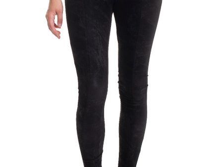 Urban Classics - Washed Faux Leather Black - Pants Online Sale