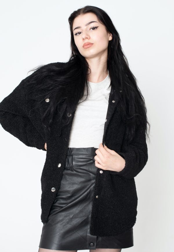 Urban Classics - Ladies Sherpa Black - Jacket Online now