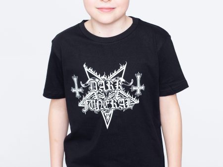 Dark Funeral - Logo Kids Black White - T-Shirt Cheap