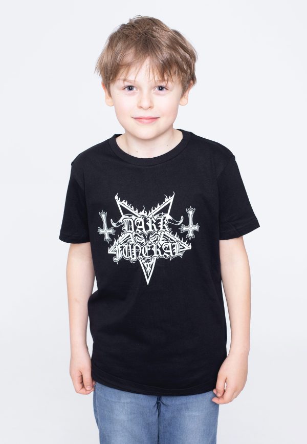 Dark Funeral - Logo Kids Black White - T-Shirt Cheap