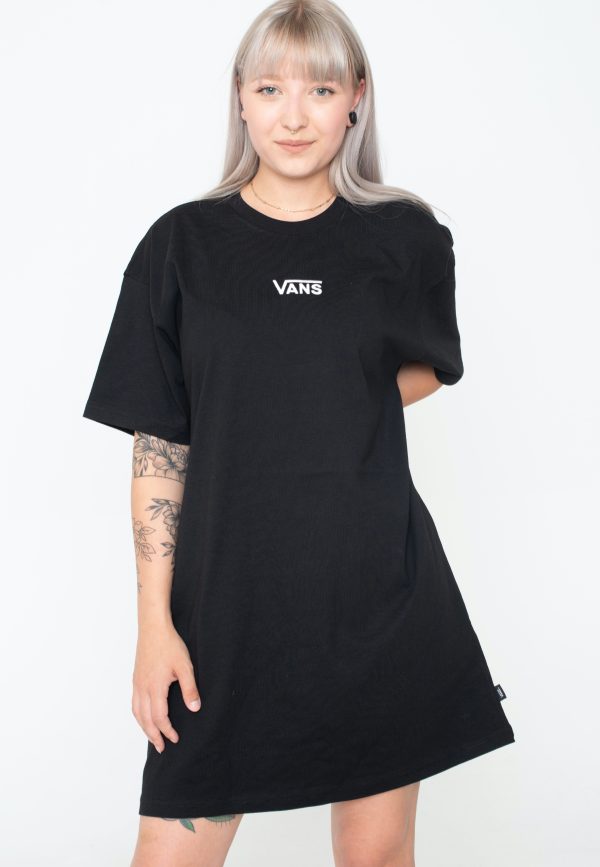 Vans - Center Vee Tee Black - Dress For Cheap