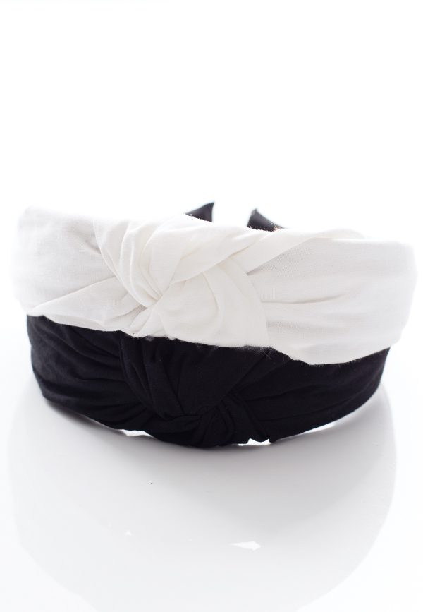 Urban Classics - Light With Knot Pack Of 2 Black White - Headband For Discount