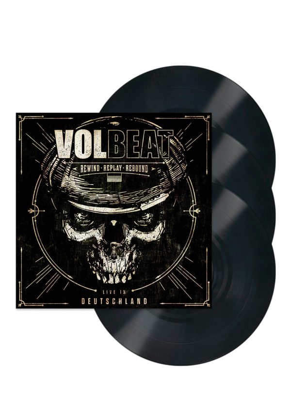 Volbeat - Rewind, Replay, Rebound; Live in Deutschland - 3 Vinyl Hot on Sale