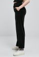 Urban Classics - Ladies High Waist Straight Velvet Black - Sweat Pants on Sale