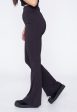 Urban Classics - Ladies Recycled High Waist Flared Black - Leggings Supply