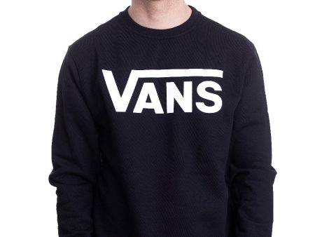 Vans - Vans Classic Crew II Black White - Sweater Hot on Sale