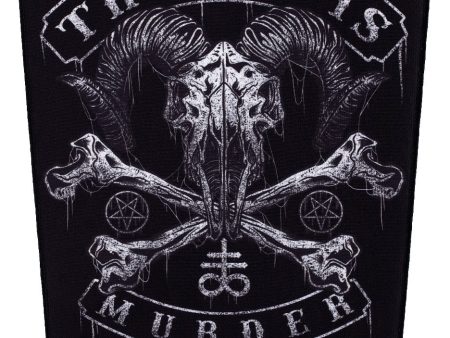 Thy Art Is Murder - Baphomet Skull - Backpatch Sale