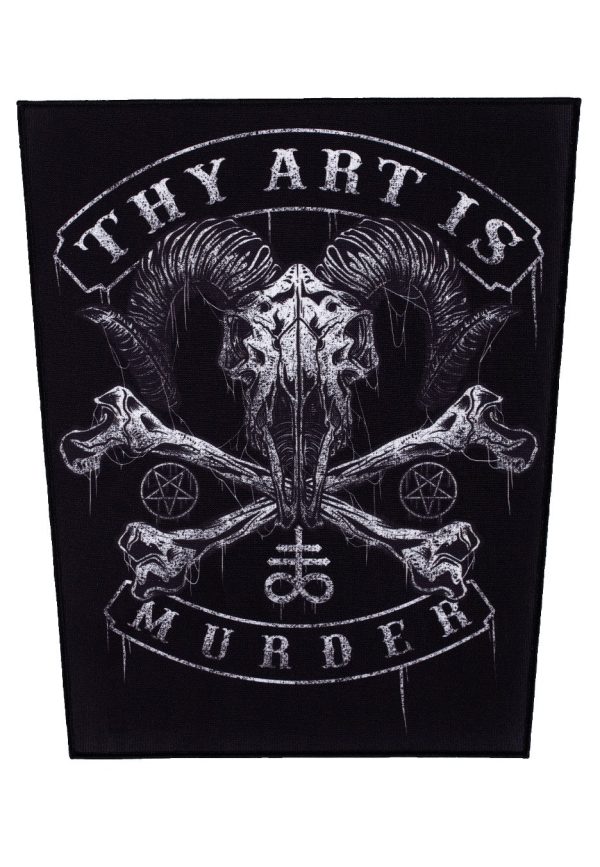 Thy Art Is Murder - Baphomet Skull - Backpatch Sale