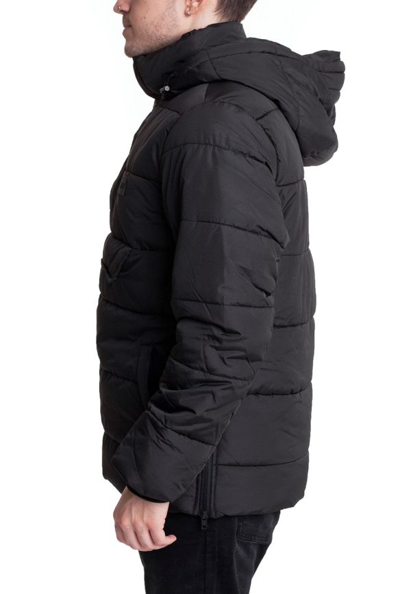 Urban Classics - Pull Over Puffer Black - Jacket Supply