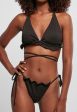 Urban Classics - Ladies Rib Babylock Triangle Black - Bikini Online Sale