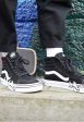 Vans - Sk8 Hi Flame Suede Black White - Shoes Hot on Sale