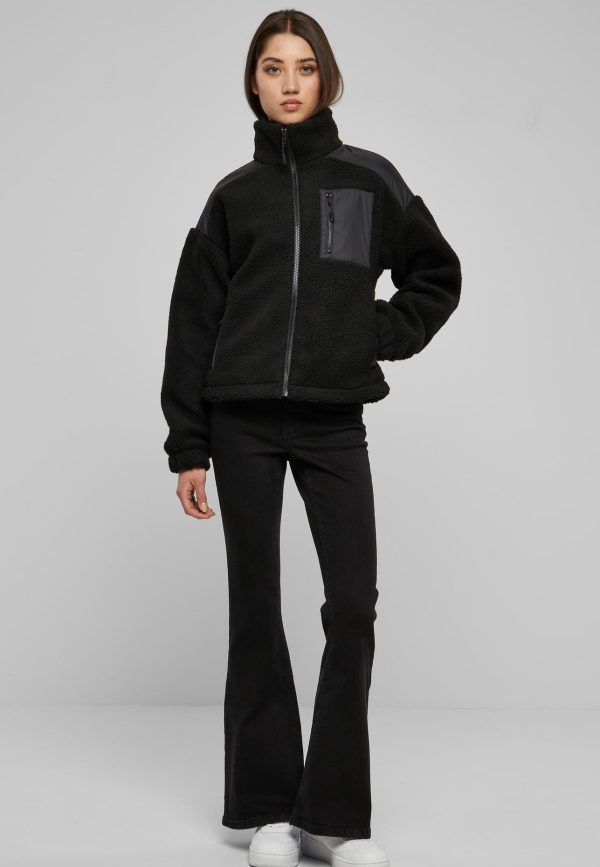 Urban Classics - Sherpa Mix Black - Jacket Hot on Sale