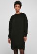 Urban Classics - Ladies Velvet Rib Crew Black - Dress Hot on Sale