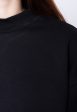 Urban Classics - Ladies Cropped Oversized Sweat High Neck Black - Sweater Sale