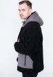 Urban Classics - Hooded Sherpa Black Asphalt - Jacket Fashion