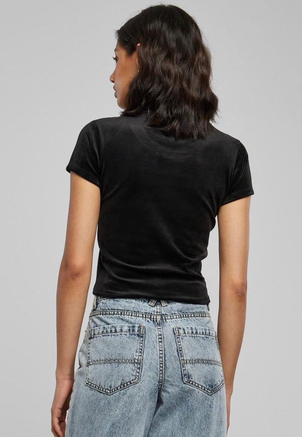 Urban Classics - Short Velvet Black - T-Shirt Discount