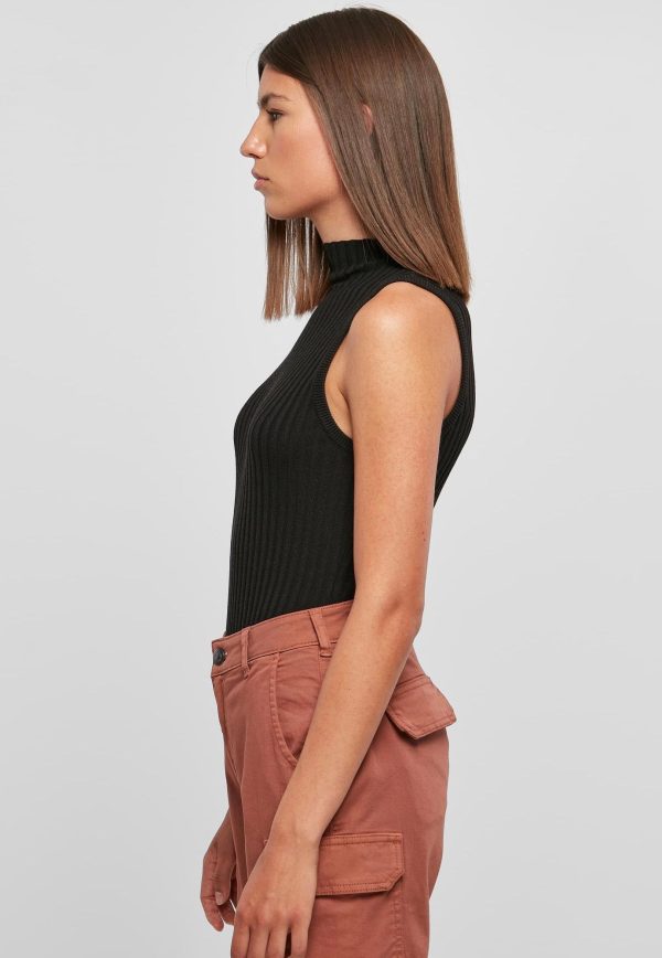 Urban Classics - Ladies Rib Knit Sleevless Black - Body Online Sale