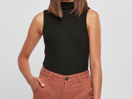 Urban Classics - Ladies Rib Knit Sleevless Black - Body Online Sale