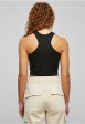 Urban Classics - Ladies Cropped Knot Black - Top Fashion