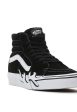 Vans - Sk8 Hi Flame Suede Black White - Shoes Hot on Sale