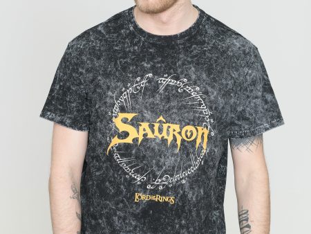 The Lord Of The Rings - Sauron Acid Wash - T-Shirt Online now