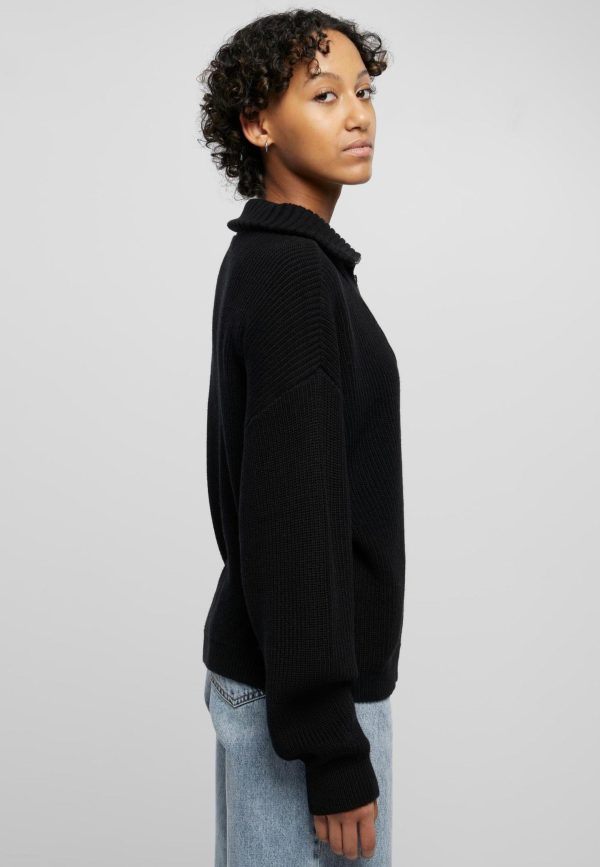 Urban Classics - Oversized Knit Black - Pullover Online now